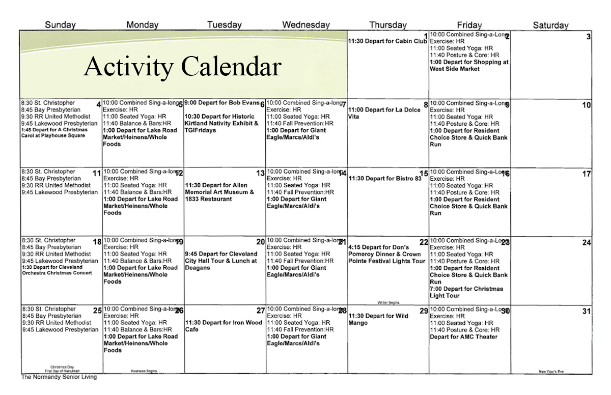 calendar-independent-activities